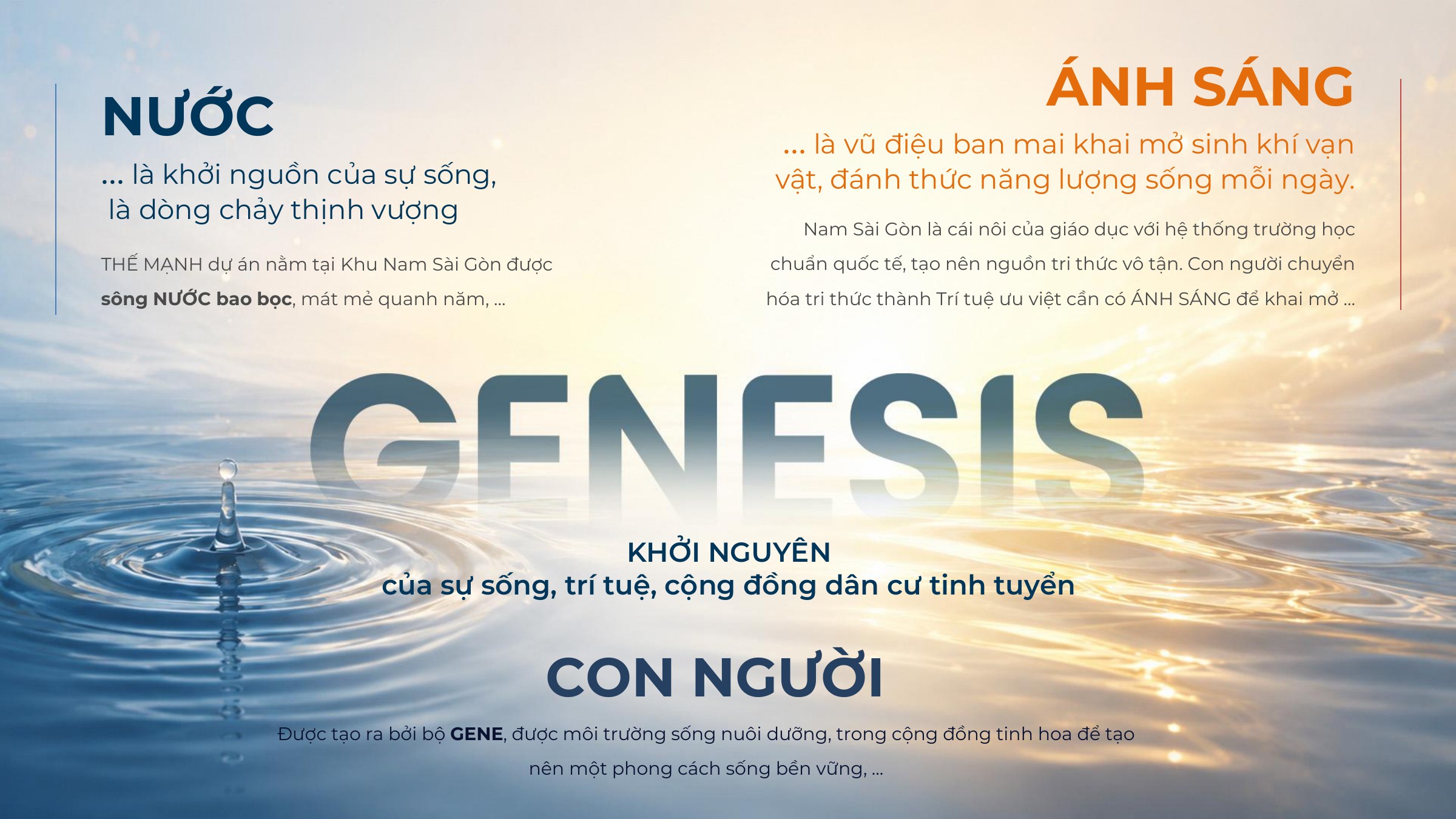 Phối cảnh T&T Genesis giữa thiên nhiên sông nước Nam Sài Gòn